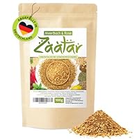 Zaatar Gewürz, 100g Za atar Gewürzmischung, orientalisches Zatar, natürlich ohne Farb- und Zusatzstoffe, vielfältig einsetzbar, in Deutschland von Hand abgefüllt