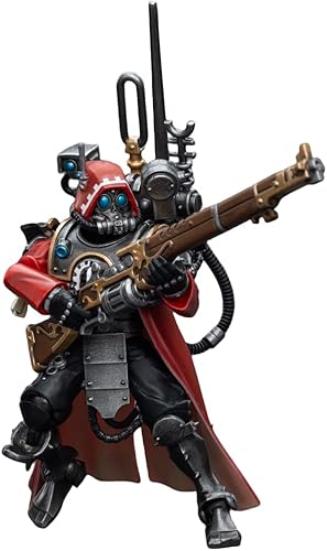 Miniatura 3 de HiPlay JoyToy Warhammer 40K Figura coleccionable Adeptus Mechanicus Skitarii Ranger con figuras de acción a escala 118 JT7868 (Ranger with