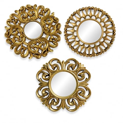 Mifoci French Baroque Wall Mirror Set