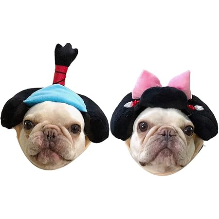 Amazon Shuumeeka犬猫用コスプレ ペット用帽子 芸者 プロレス者に変身 犬猫被り物 かぶりもの コスプレキャップ マジックテープ 調節可能 着脱簡単 おしゃれ 可愛い 小中型 S レスラー Shuumeeka 服 アクセサリー 通販