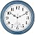zyzamay 12 Inch Indoor Outdoor Clocks,Waterproof Wall Clock with Thermometer,Easy to Read,Non-Ticking Battery Operated Quality Quartz Clock, Decorative for Patio,Porch,Pool,Bathroom,Deck(Blue)