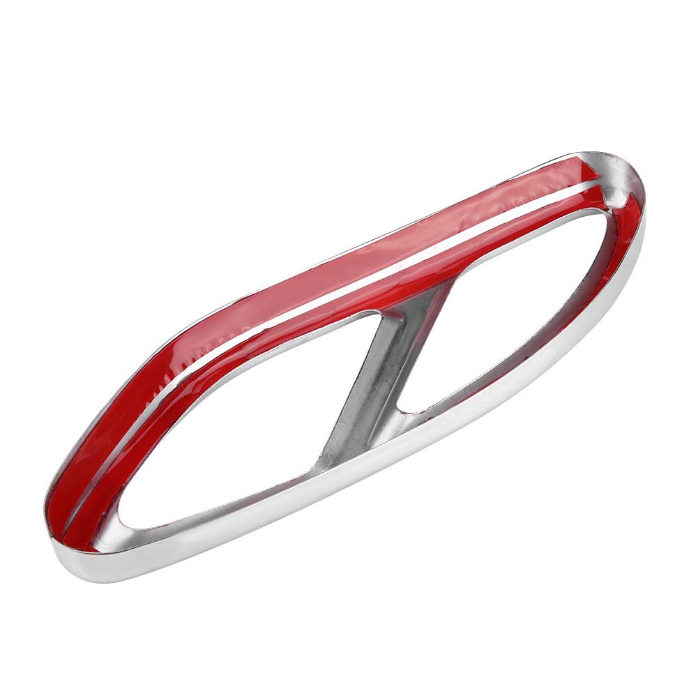 Copri tubi di scarico-1 coppia copri tubo coda di scarico trim nero per Ben-z GLC C E-Class C207 Coupe 14-17 (Colore : Argento)