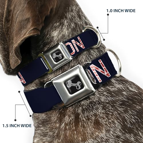 Collier pour chien Buckle Down boucle os imprimé bacon original - 3