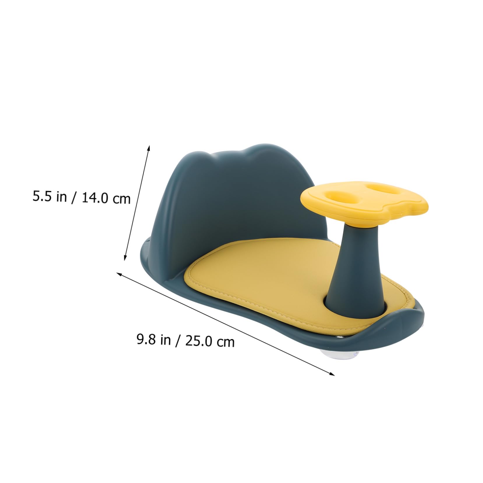 BESPORTBLE Silla de Baño Antideslizante para Niña Azul Soporte Seguro para Ducha y Baño Casa Resistente y para Recién Nacidos