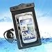 Waterproof Touch-ID Fingerprint Enabled Pouch Dry Bag Case Full Cover for iPhone X 8 8+ 7 7S 7+ 6 6S 6+ 5S 5C 5 4 3 iPod Touch Samsung and Smartphones with Screen Size up to 6.5