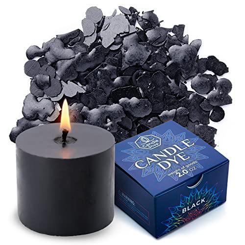 Image of Candle Shop - Black Color 2 oz - Dye Chips for Making Candles - Candle Wax Dye - A Great Choice of Colors