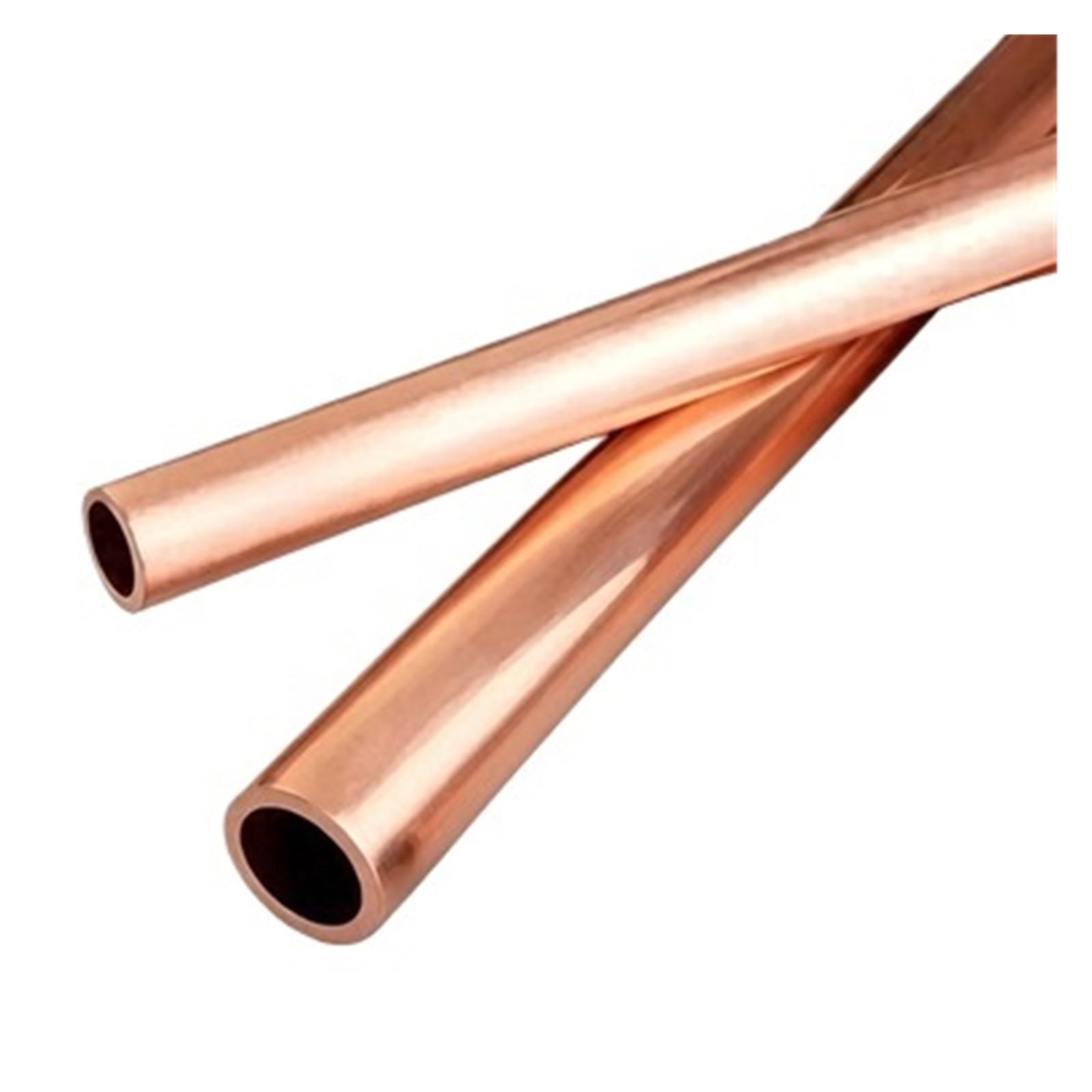 Rotes Kupferrohr | Metallrohmaterial for die handwerkliche Bearbeitung(OD11 x ID10mm 2pcs)