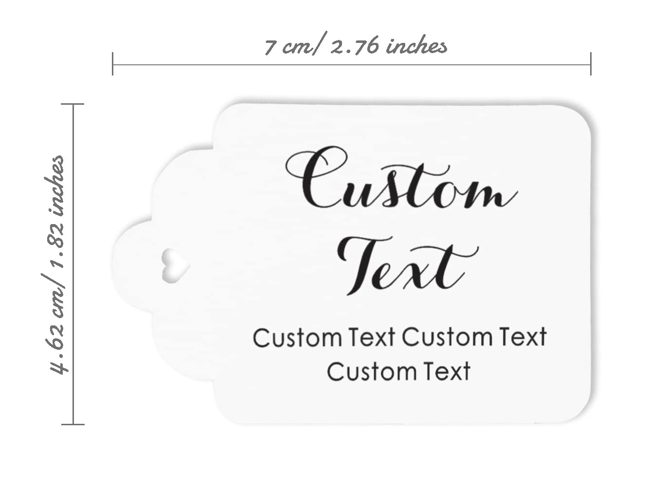 Set di etichette regalo personalizzate / Etichette appese con logo personalizzato - Italia