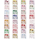 HoJankei 64 Sheets 2022 Qatar World Cup Temporary Tattoos, 32 Countries National Flag Temporary Tatt