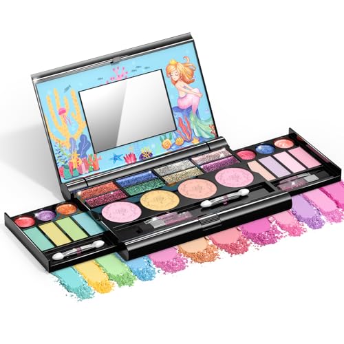 Tomons Kids Makeup Kit For Girl,Mermaid Makeup cover