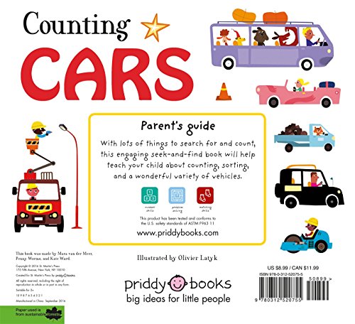 Priddy Books Us Counting Collection: Counting Cars