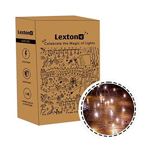 Lexton 3 Meter Copper String Light | Battery Powered | 3 M | Warm White | For Rs. 79 @ 82 % Lexton 3 Meter Copper String Light | Battery Powered | 3 M | Warm White | For Rs. 79 @ 82 %