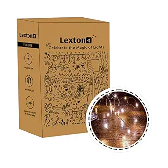 Desidiya 12 Stars 138 Led Curtain String Lights Window Curtain Lights with 8 Flashing Modes Decoration for Christmas, Wedding, Party, Home, Patio Lawn Warm White (138 Led-Star, Copper, Pack of 1)