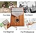 Everjoys Kalimba Thumb Piano 17 Keys, Professional Musical Instrument Finger Piano Marimbas with Portable Soft Cloth Bag, Fast to Learn Songbook, Tuning Hammer, All in One Kit