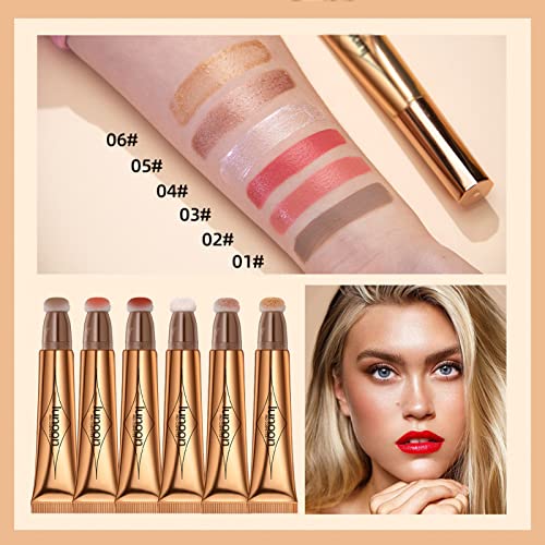 Contour Beauty Wand, Liquid Face Concealer Contouring With Cushion Applicator, High Coverage Natural Matte Finish, Lightweight Blendable Super Silky Cream Contour Stick, 01 Contour Wand #TOP2