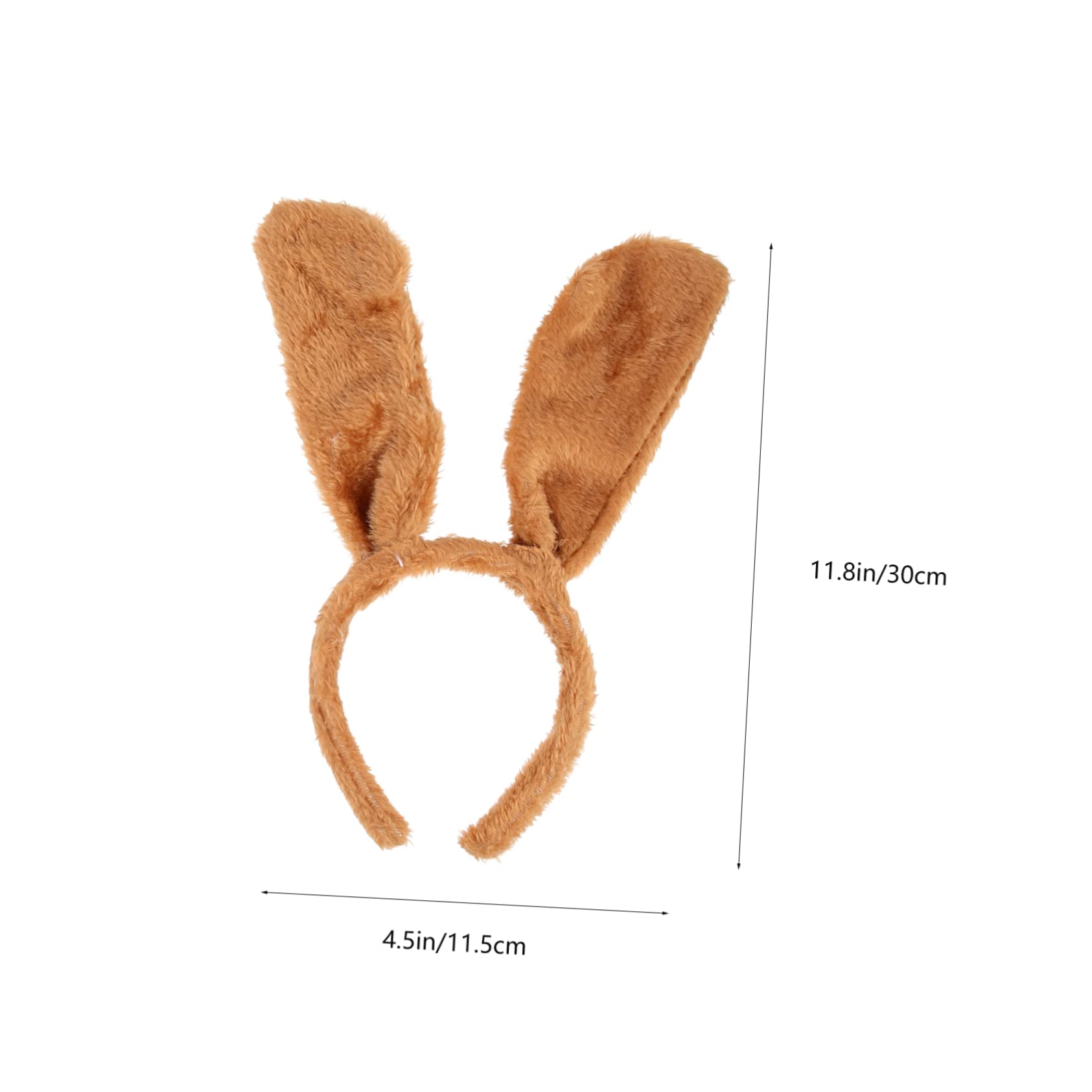 WRITWAA 2Pcs Adorable Puppy Dog Ears Headband for Lightweight Cosplay Costume Accessory for Halloween Birthday Parties Festivals and Photo Props