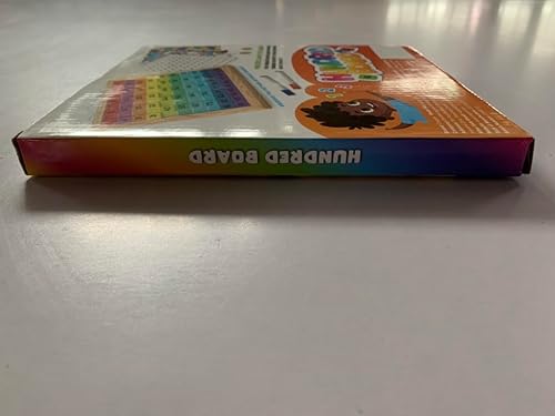 Miniatura 9 de Coogam Tablero de madera de matemáticas de 1 a 100 números, juguetes educativos de aprendizaje, colorido juego de mesa Montessori para preescolar 3,