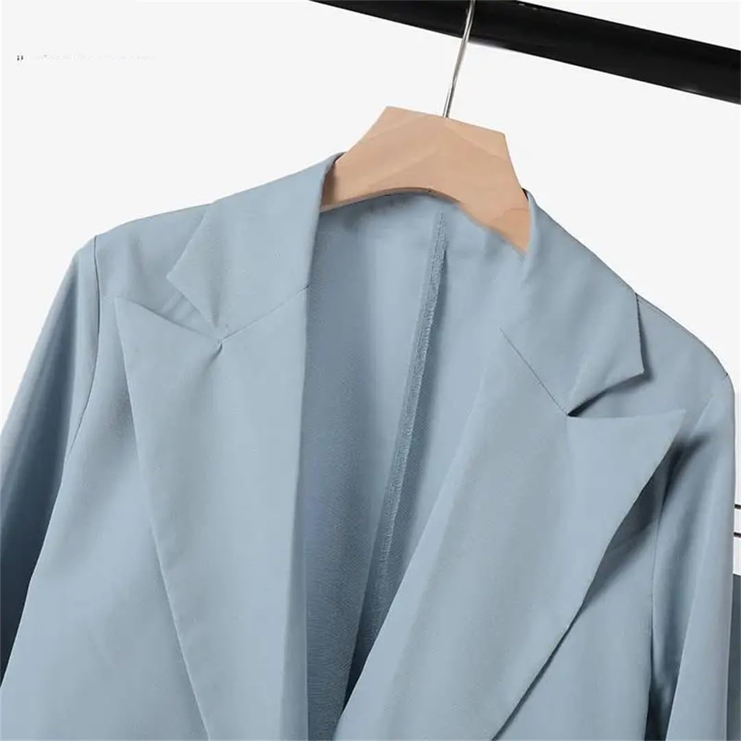 Blazer-Sets Mit Weitem Bein Für Damen, Elegante Arbeitsanzüge Für Den Frühling, Lockere Sets Fürs Büro, Übergroß