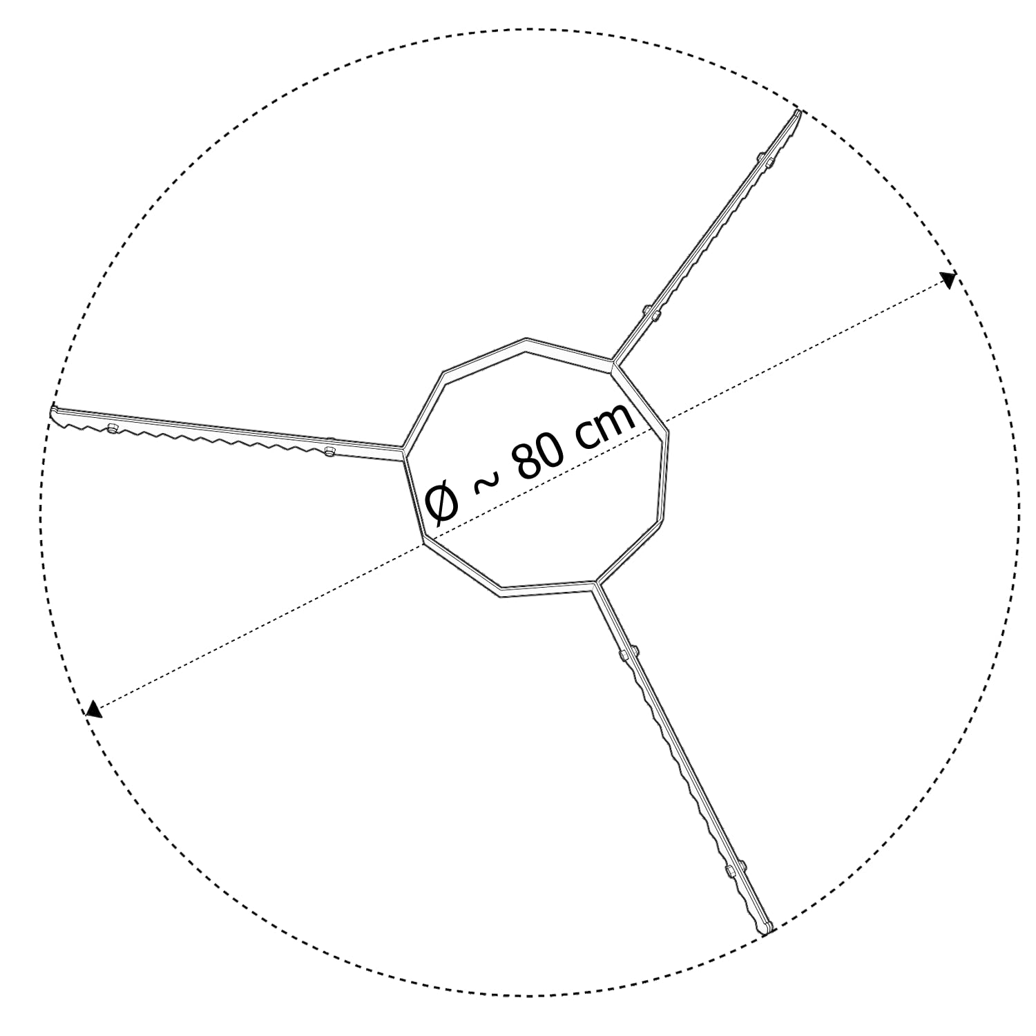 teileplus24 AH-01 Abstandshalter | Auflageleiste | Auflageeisen für 57er & 67er