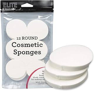 50 esponjas redondas de maquillaje para cara,...