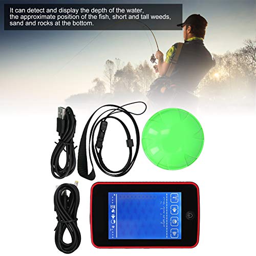 Detector ecológico, localizador de peixes, portátil para pesca em barco, pesca no mar curto