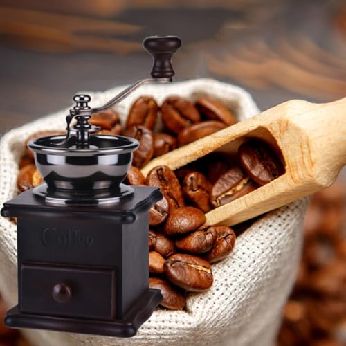 Molinillo de café manual vintage ideal como obsequio de Navidad perfecto 8