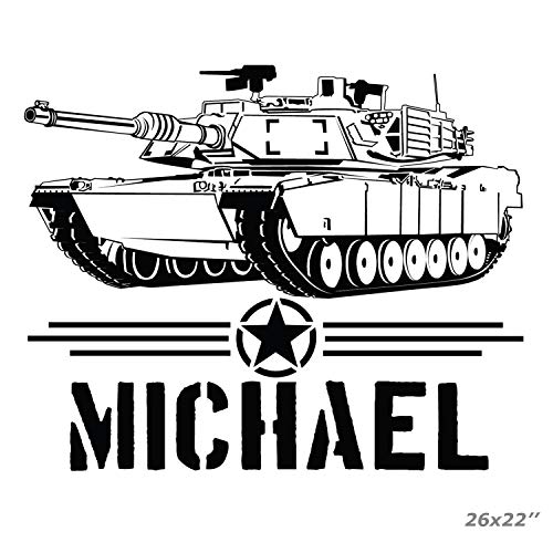 Vinilo Decorativo Personalizado Tanque M1A1 Abrams