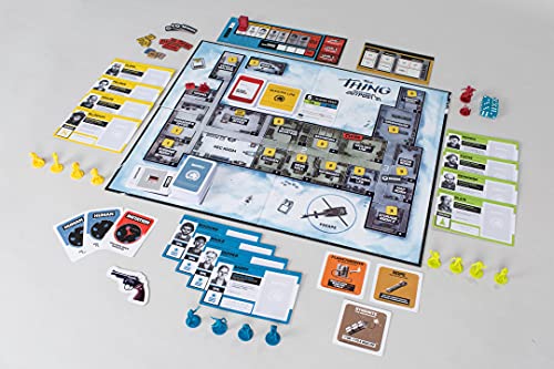 USAopoly The OP The Thing: Infection at Outpost 31 - Juego de Mesa de Terror Colectivo - Basado en la Película de Ciencia Ficción y Terror de John Carpenter - 17 años - 4-8 Jugadores - Inglés