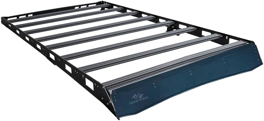 ROKIOTOEX Luggage Racks Fits 2019-2025 RAV4 Hybrid, Prime (PHEV) with Factory Flush Side Rails Roof Rack Crossbars Cargo Bags Carrier Aluminum - Black