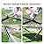 ANAGOO Double Hammock with Stand for Outdoor, Heavy Duty Portable Hammock with Adjustable Steel Stand for Patio, Garden, Beach, Backyard - Includes Carrying Bag,White Grey