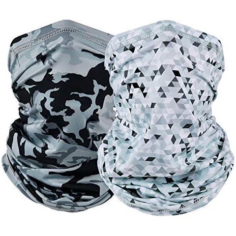 EXski Neck Gaiter Face Mask, Summer Face Gaiter Cooling Breathable for Cycling Fishing Men Women Cover