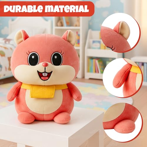 Image of Zest 4 Toyz Soft Toy for Girls (40 cm) | Cute Stuffed Animal Plush Toy | Baby Toys | Animal Soft Toy Cuddly Teddy Bear for Kids | Birthday Gift for Girls - Multicolor