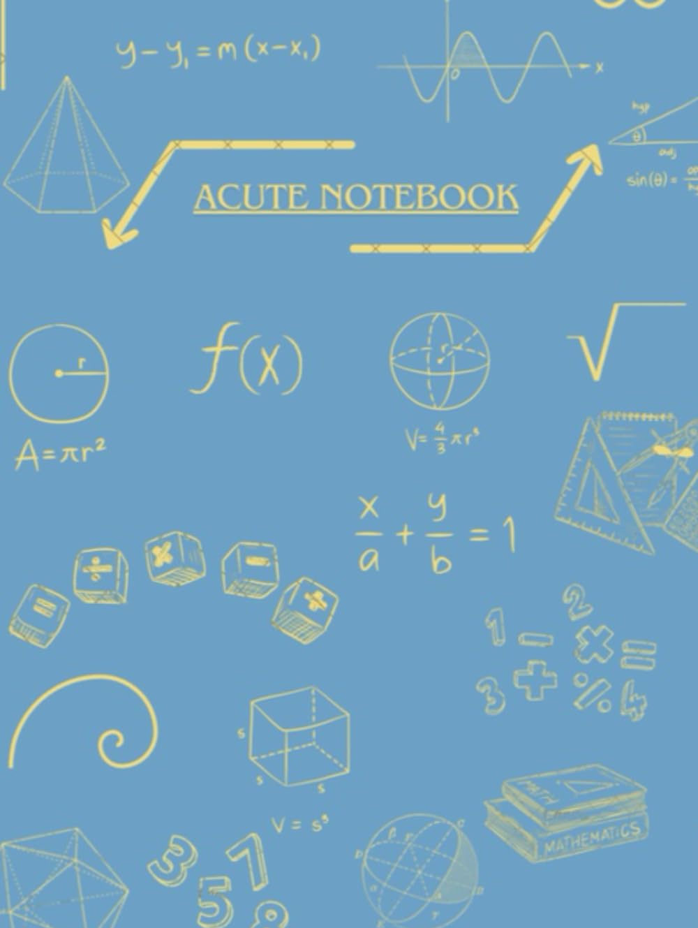 Acute Notebook: Math themed journal/planner