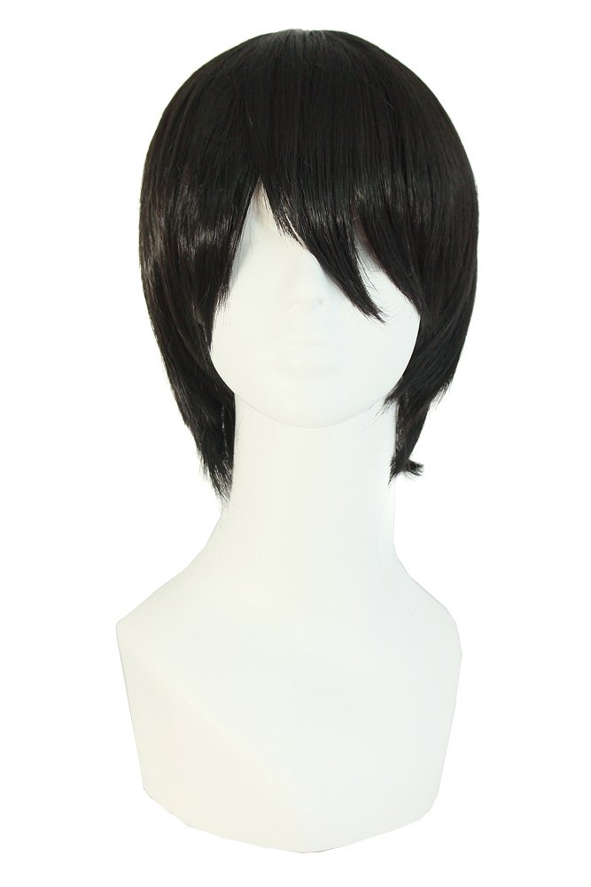 MapofBeauty Fashion Men's Short Straight Wig (Black) - Review, Price and Buying Guide