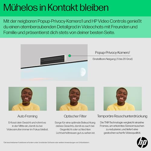 HP 24-cr0255ng 23.8 1920 x 1080 Pixel Intel Core i5 i5-1335U 16GB DDR4-SDRAM 512GB SSD All-in-One All-in-One PC Windows 11 Home