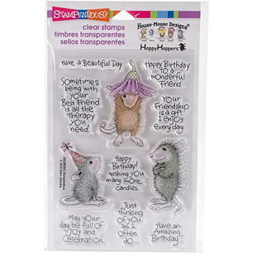 Stampendous SSCM5003 Sellos perfectamente transparentes, multicolor, 10,16 x 15,24 cm