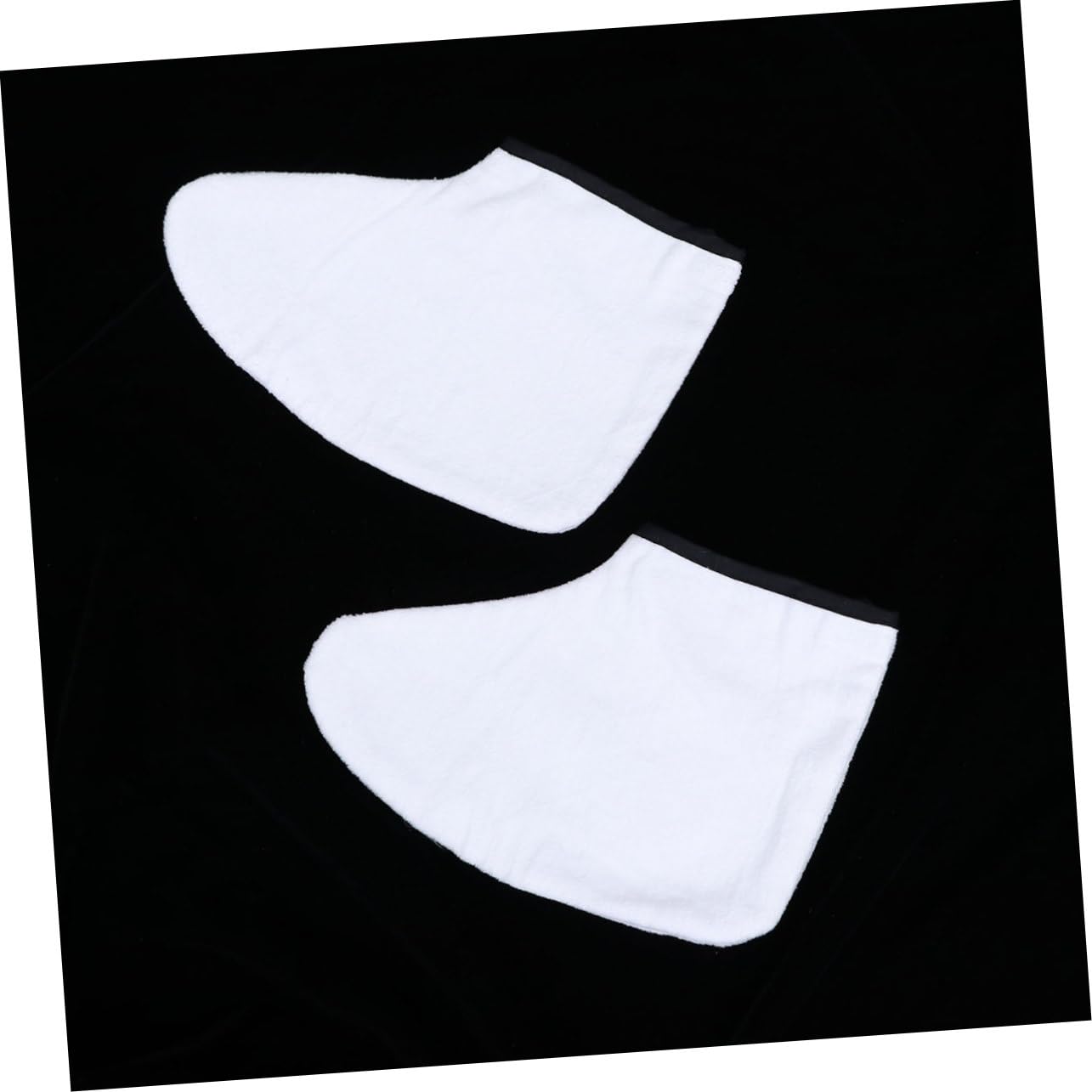 FRCOLOR 3pairs Moisturizing Wax Cover Foot Straps for Therapy White Insulated Cotton Booties for Use for Paraffin Wax Treatments