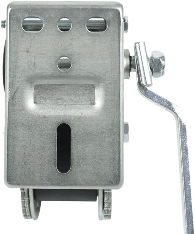 Hand Winch 2000 LBS 900 KG 6.1M Extra Long Synthetic Strap Webbing Compatible with Car Boat Trailer