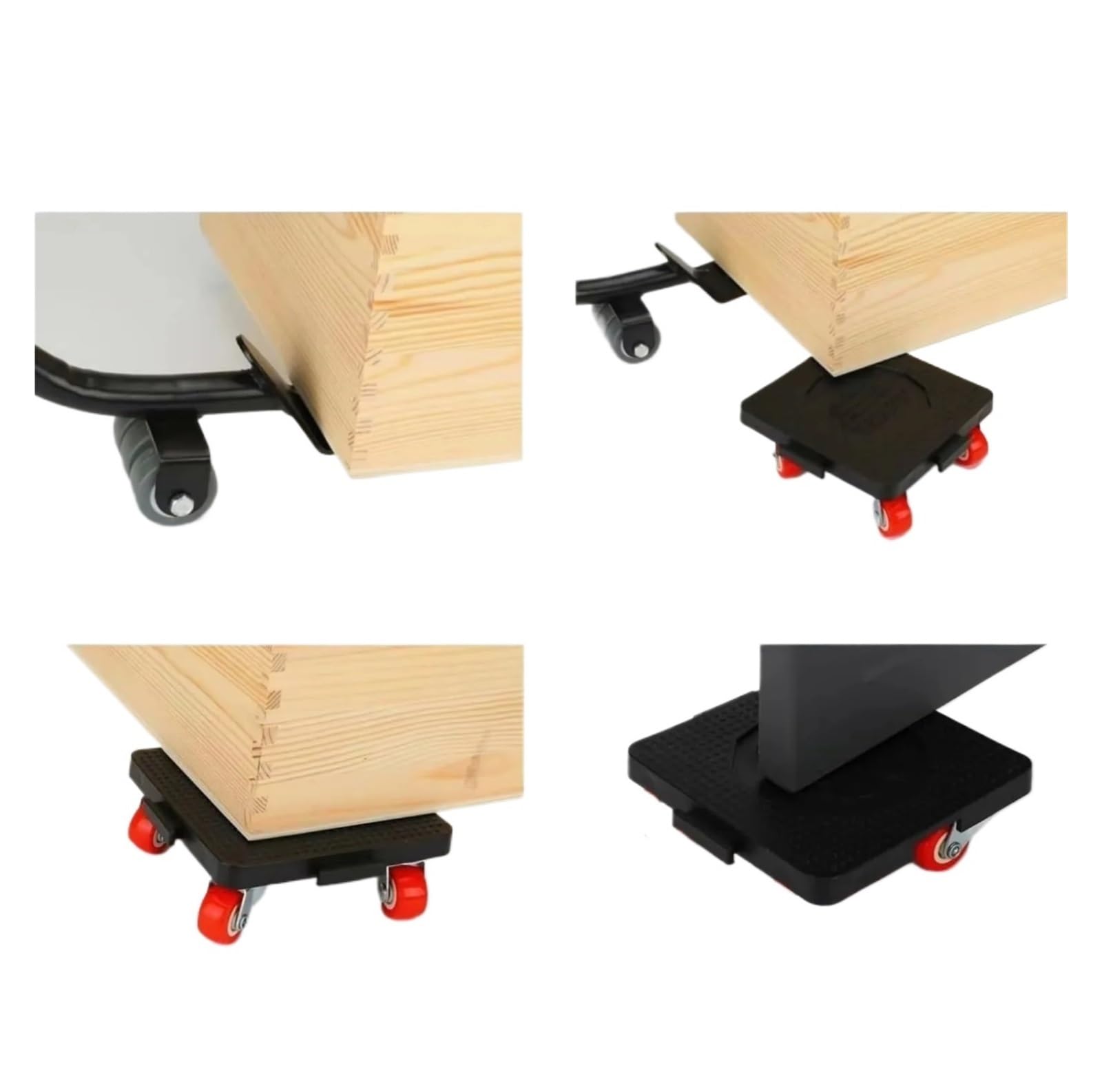 Set di cursori in pelliccia con dispositivo di sollevamento, traslochi rotanti a 360° per un facile trasporto di oggetti pesanti, kit di trasloco da 5 pezzi per il trasporto senza sforzo Fur Rcat
