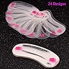 Eye-Makeup-Tool-Kit-for-Women-Cat-Eyeliner-Stencil-24-Shapes-Eyebrow-StencilEyebrow-Trimmer-Scissors-With-Comb-Hair-Remover-Beauty-Tools Eye Makeup Tool Kit for Women Cat Eyeliner Stencil / 24 Shapes Eyebrow Stencil/Eyebrow Trimmer Scissors With Comb Hair…