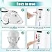 Geiserailie 2 PCS XL Oxygen Mask with 6.6 Ft Tubing and Adjustable Elastic Strap, Adult Oxygen Mask with Tubing, Transparent Oxygen Masks for Face Adult
