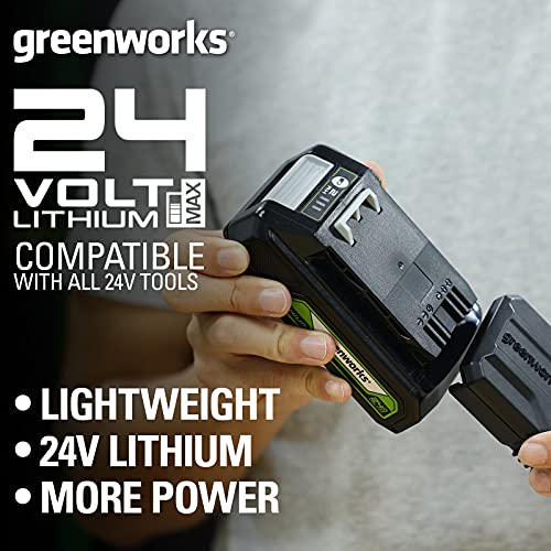 Greenworks accu G24B2 (Li-Ion 24V 2Ah herlaadbare krachtige accu geschikt voor al het gereedschap uit de Greenworks… - Afbeelding 5