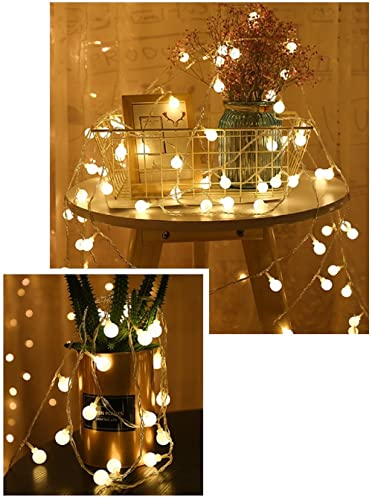 Generic SSEP-173 Globe String Lights 20Ft 40 Led Usb Powered Warm White Fairy Lights thumb #4