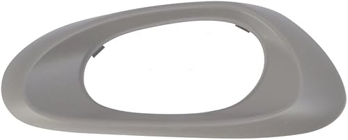 AutoandArt Brock - Manija de repuesto para puerta trasera interior de pasajeros, bisel texturizado gris compatible con Trailblazer y EXT 25894586