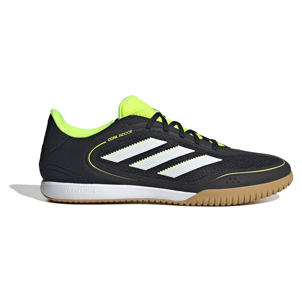 adidas Unisex COPA Indoor Court League Football Boots, core Black/FTWR White/Lucid Lemon, 8 UK
