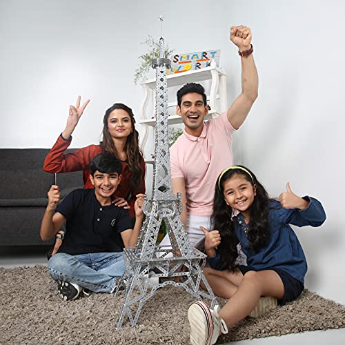 Image of Mechanix Eiffel Tower, STEM Toy, Building and Construction Set, Miniature Wonder for Boys and Girls Age 7+ Years