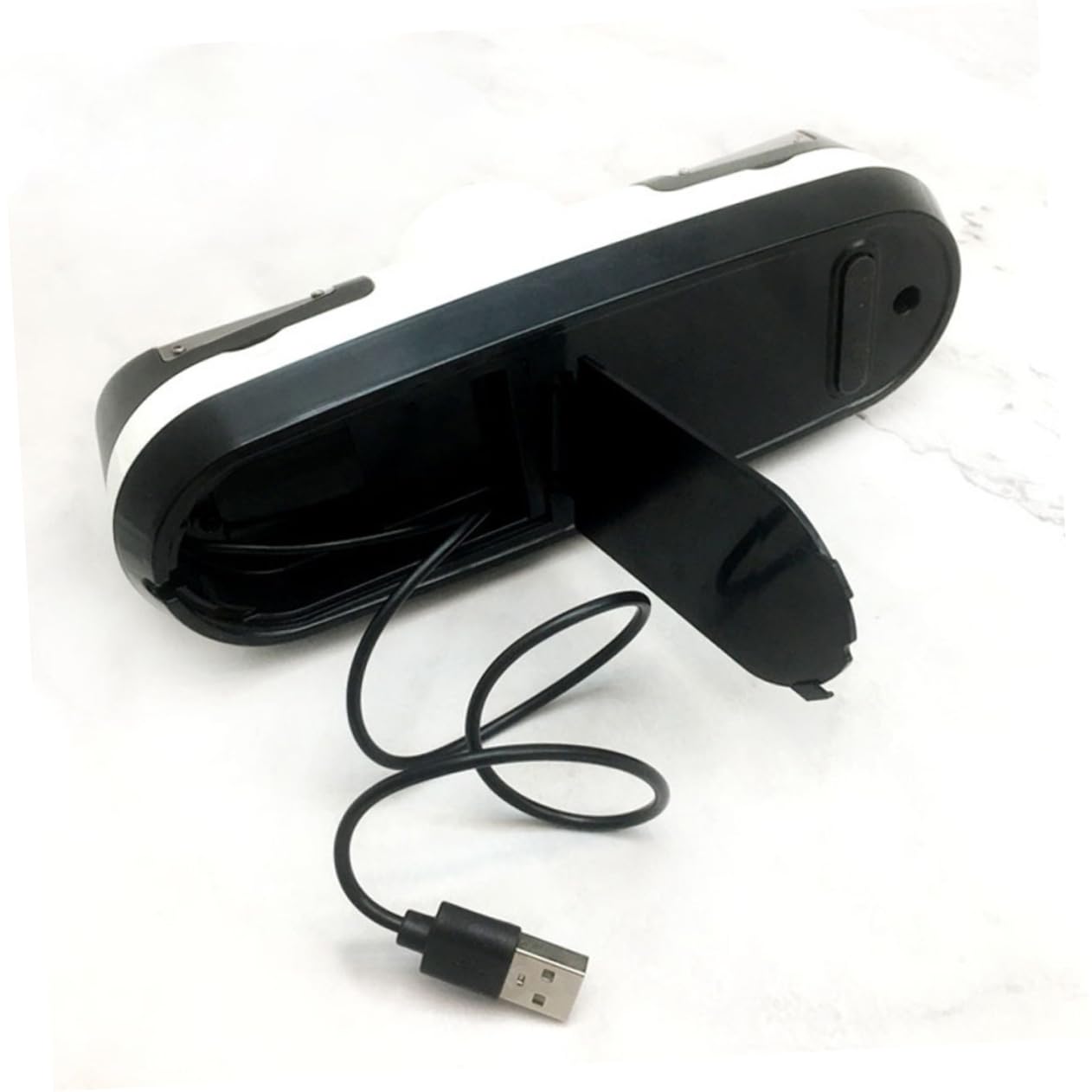 PRETYZOOM Affilacoltelli Elettrico USB per Casa, Acciaio Inossidabile, Batteria 1800mah, Affila Lame e Ripristina i Tagli Precisione