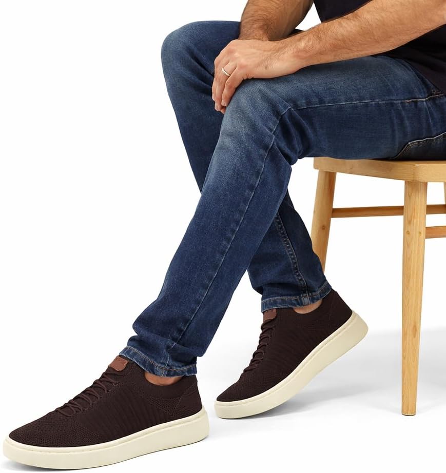 Tênis Knit Masculino Slip Casual Moderno Elegante e Confortável Tênis Knit Masculino Slip Casual Moderno Elegante e Confortável