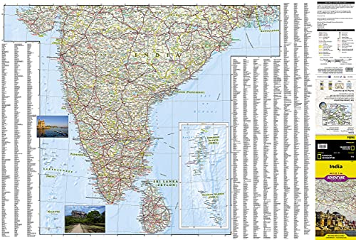 India Map: Travel Maps International Adventure Map: 3011