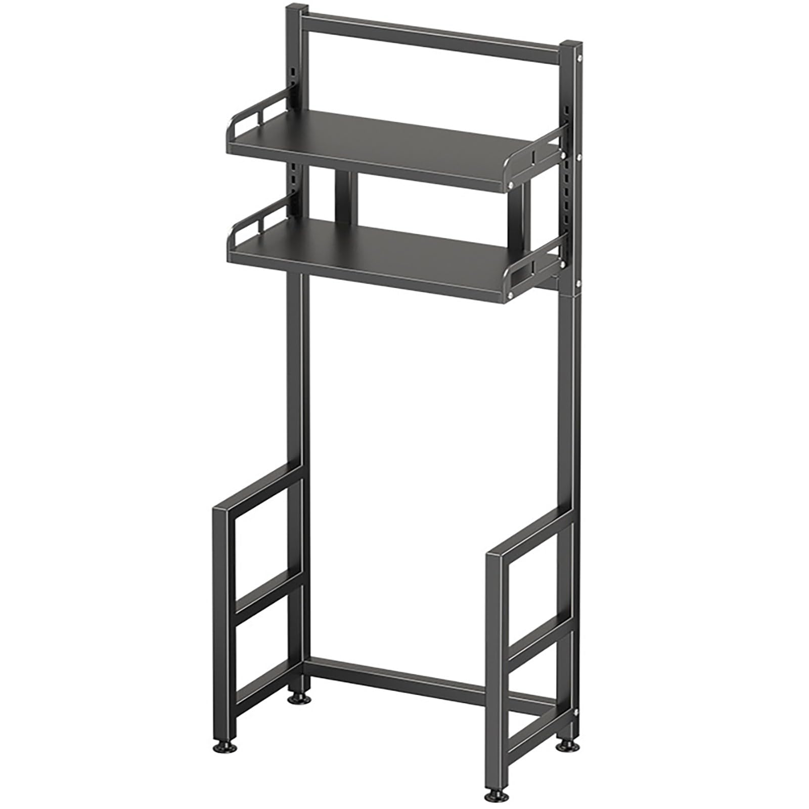 Étagère de rangement au-dessus des toilettes à 2 niveaux réglables